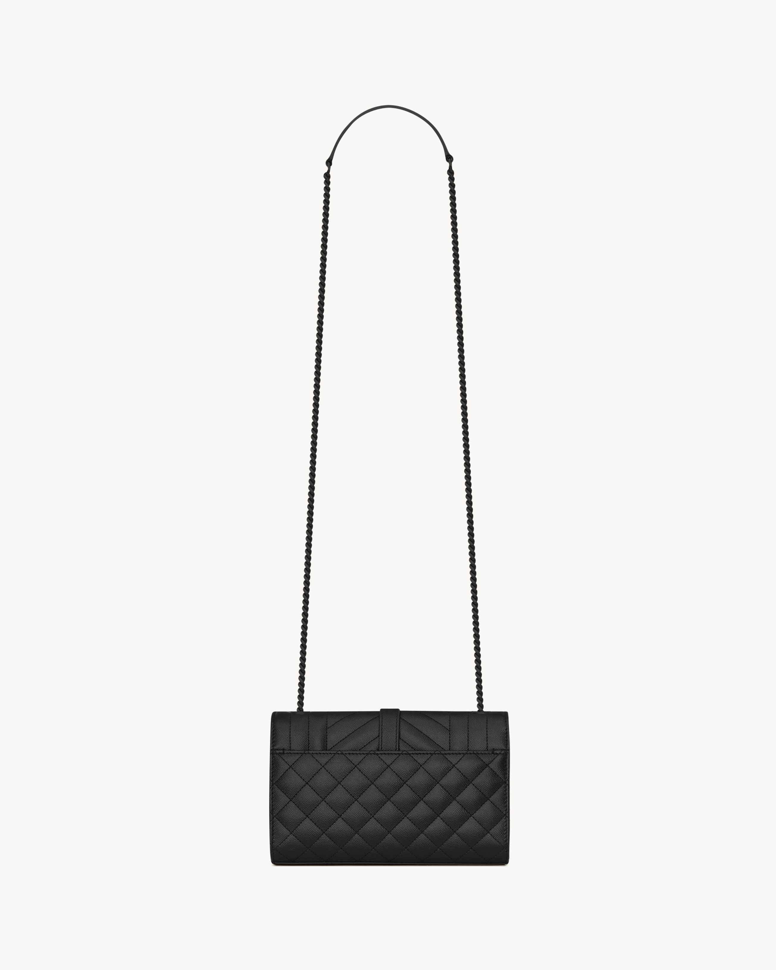 ENVELOPE SMALL IN QUILTED GRAIN DE POUDRE EMBOSSED LEATHER