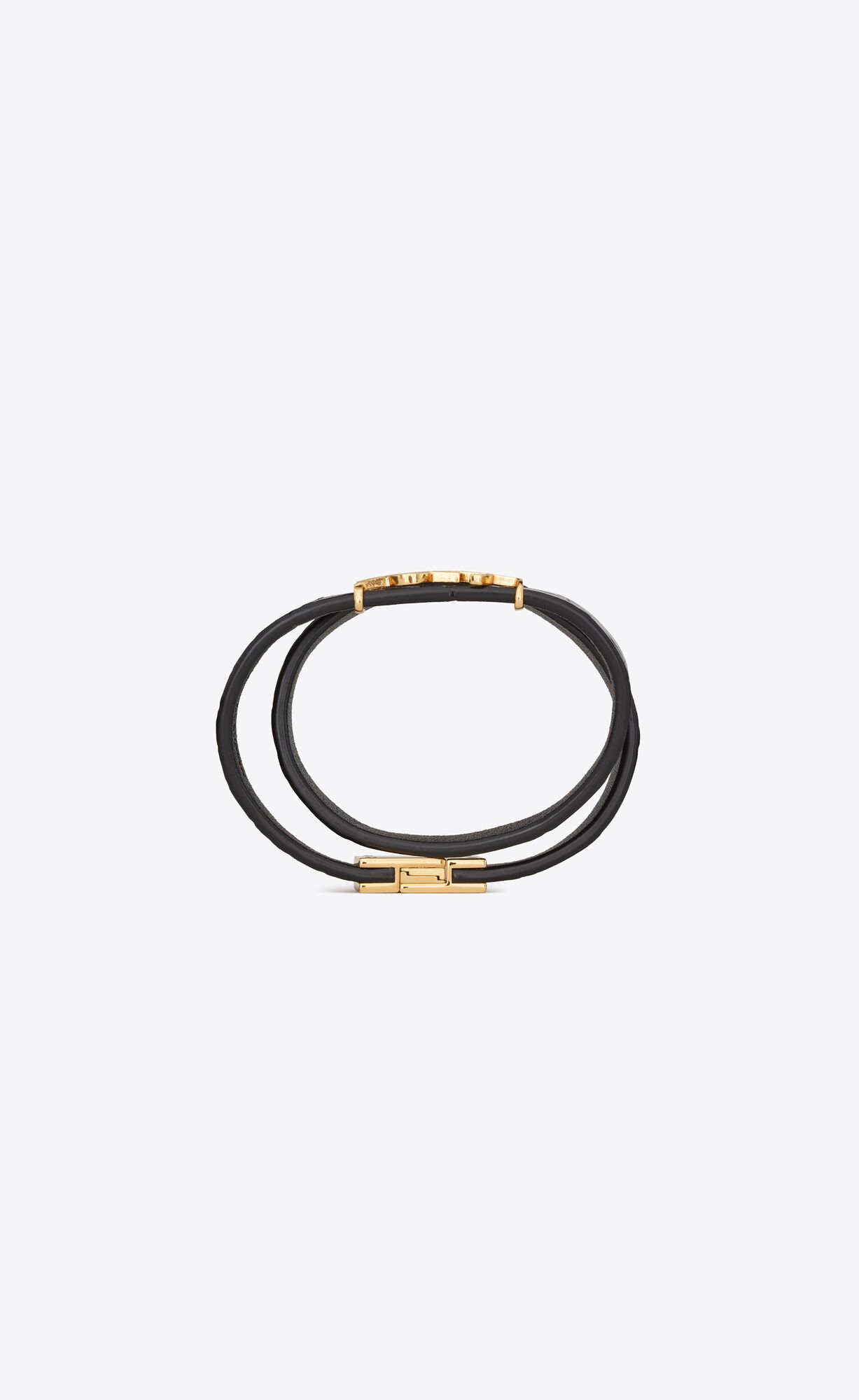 saint laurent opyum charm bracelet in gold brass