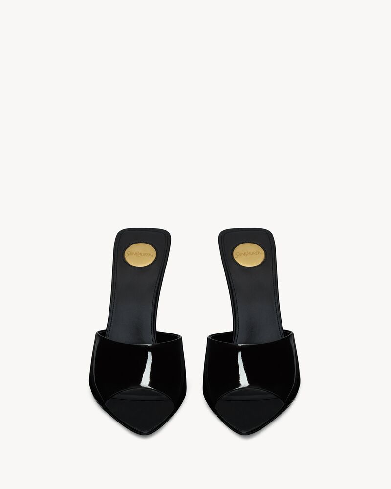 ROMY mules in patent leather