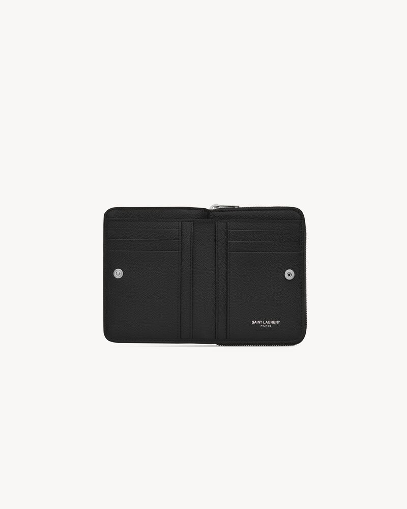 Saint Laurent Compact Wallet - Black Wallets, Accessories