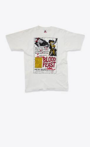 blood feast t-shirt in cotton
