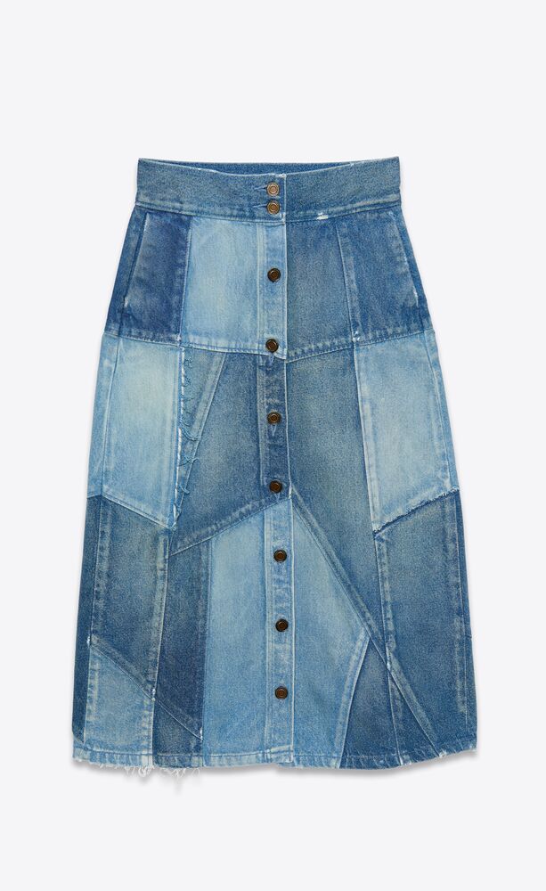 jupe longue patchwork