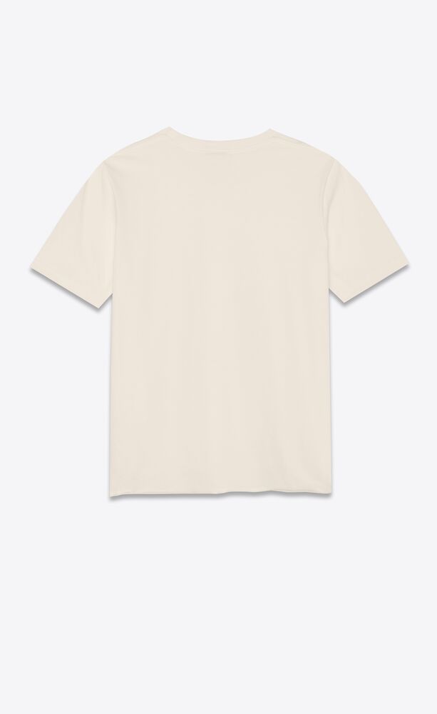saint laurent t-shirt in cotton