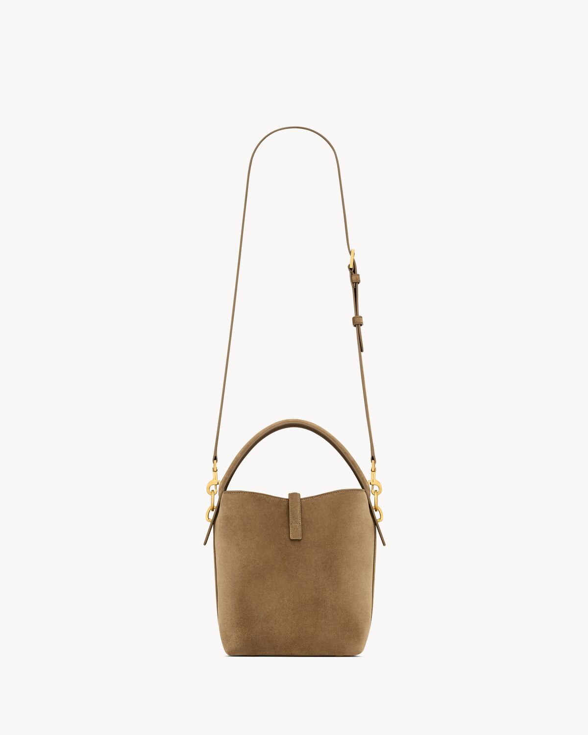 생로랑 스웨이드 소재의 LE 37 스몰 토트백 7490361U80W3194