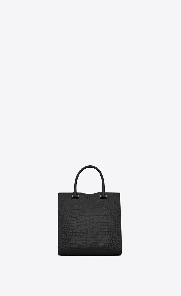 saint laurent croc tote
