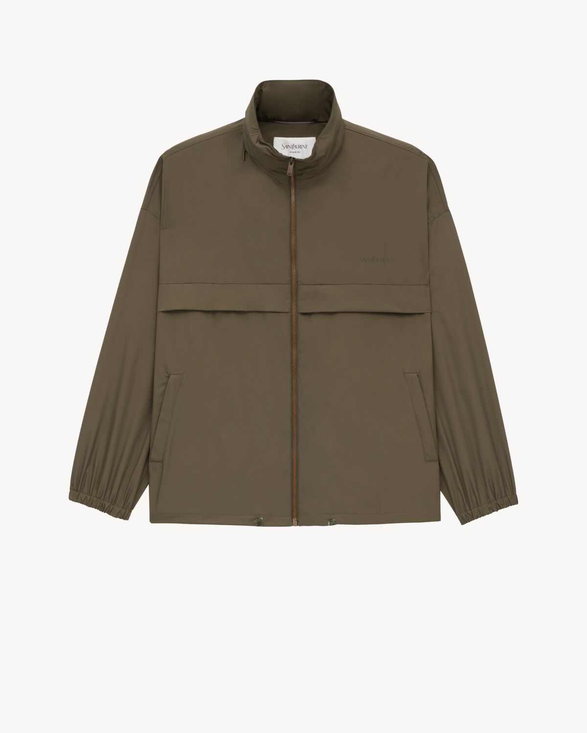 saint laurent jacke aus wasserabweisendem serge