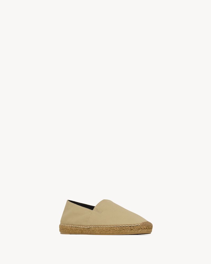 espadrilles in cotton gabardine