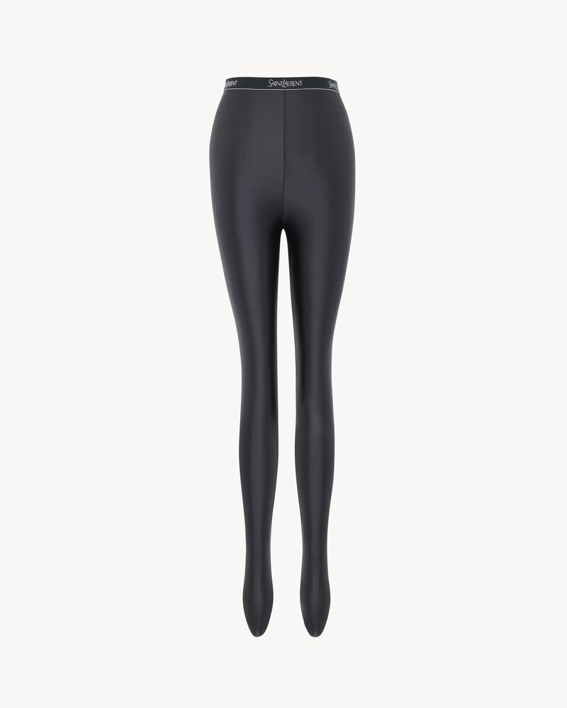 Saint Laurent Tights in Shiny Jersey