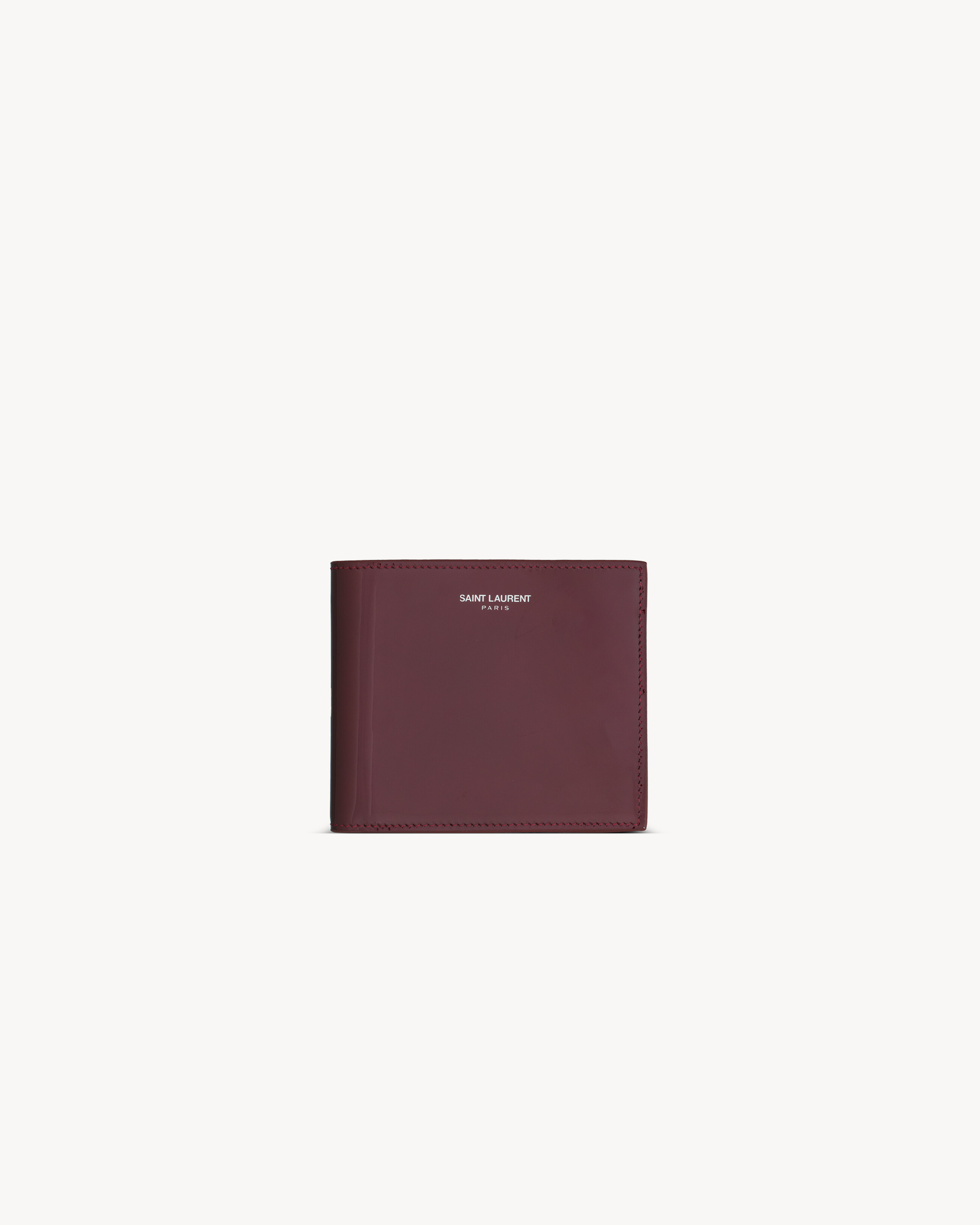 SAINT LAURENT PARIS East/West wallet in patent leather