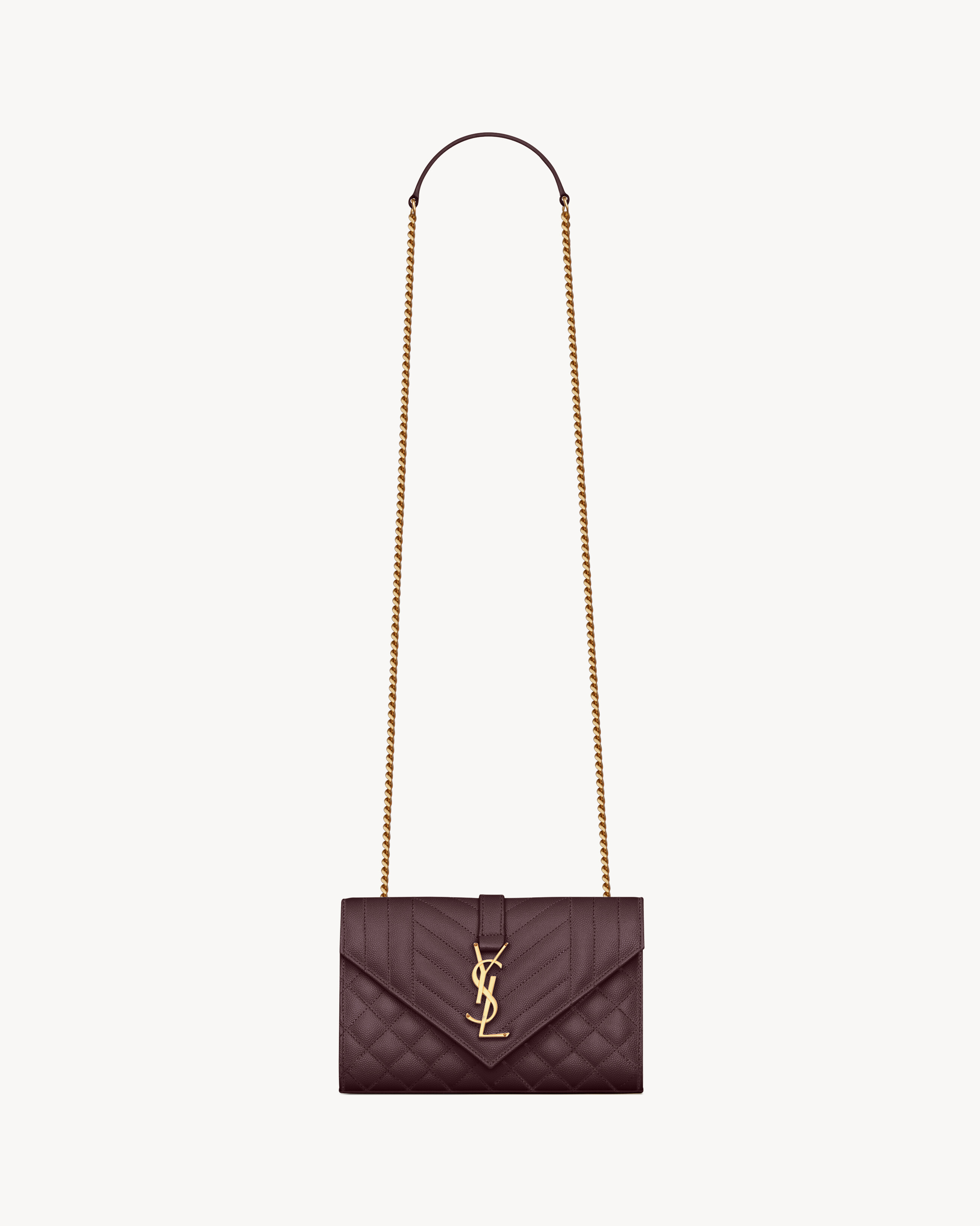 ENVELOPE small in grain de poudre leather