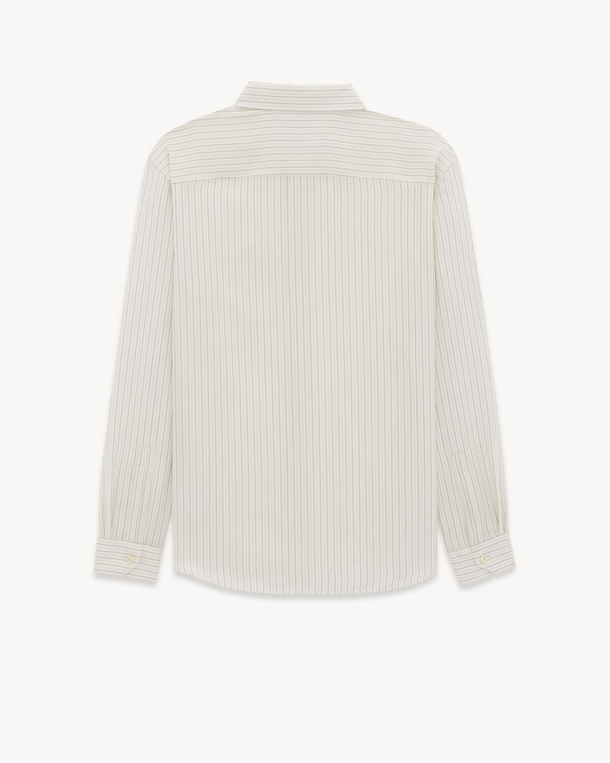 CASSANDRE SHIRT IN STRIPED silk satin