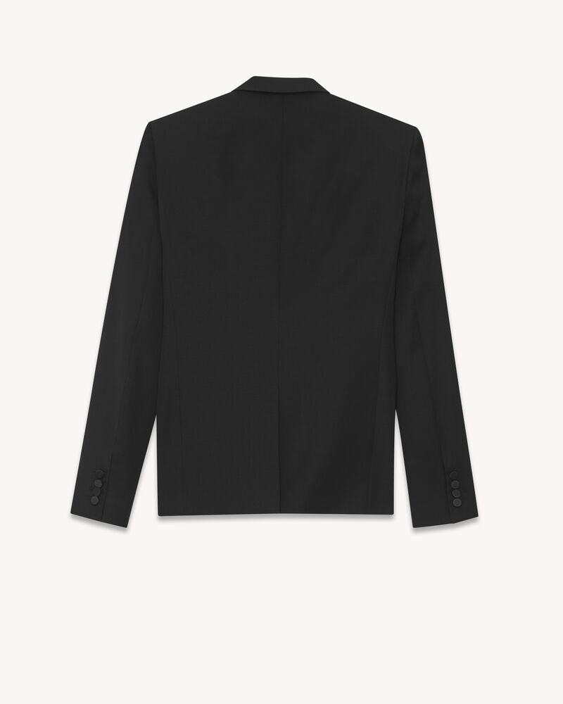 tuxedo jacket in grain de poudre