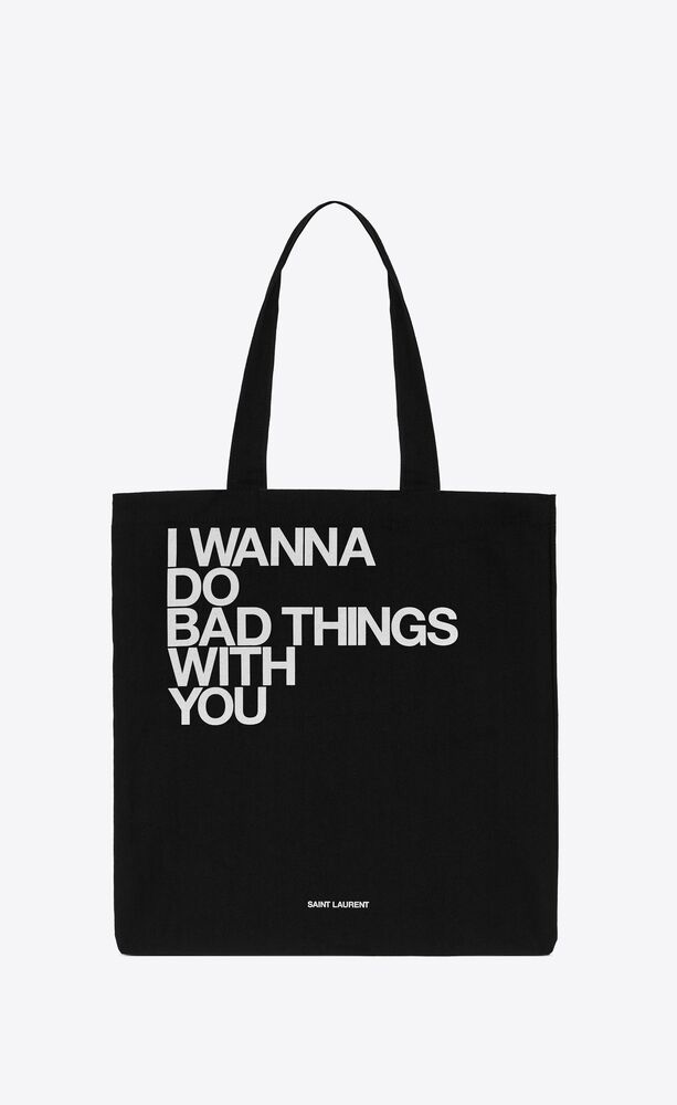 i wanna do bad things with you totebag