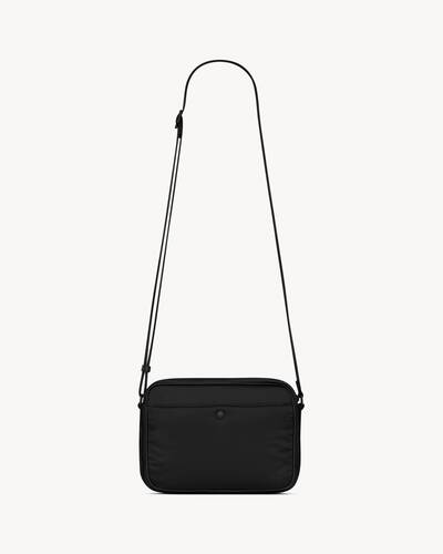 city saint laurent new camera bag in econyl® regenerated nylon