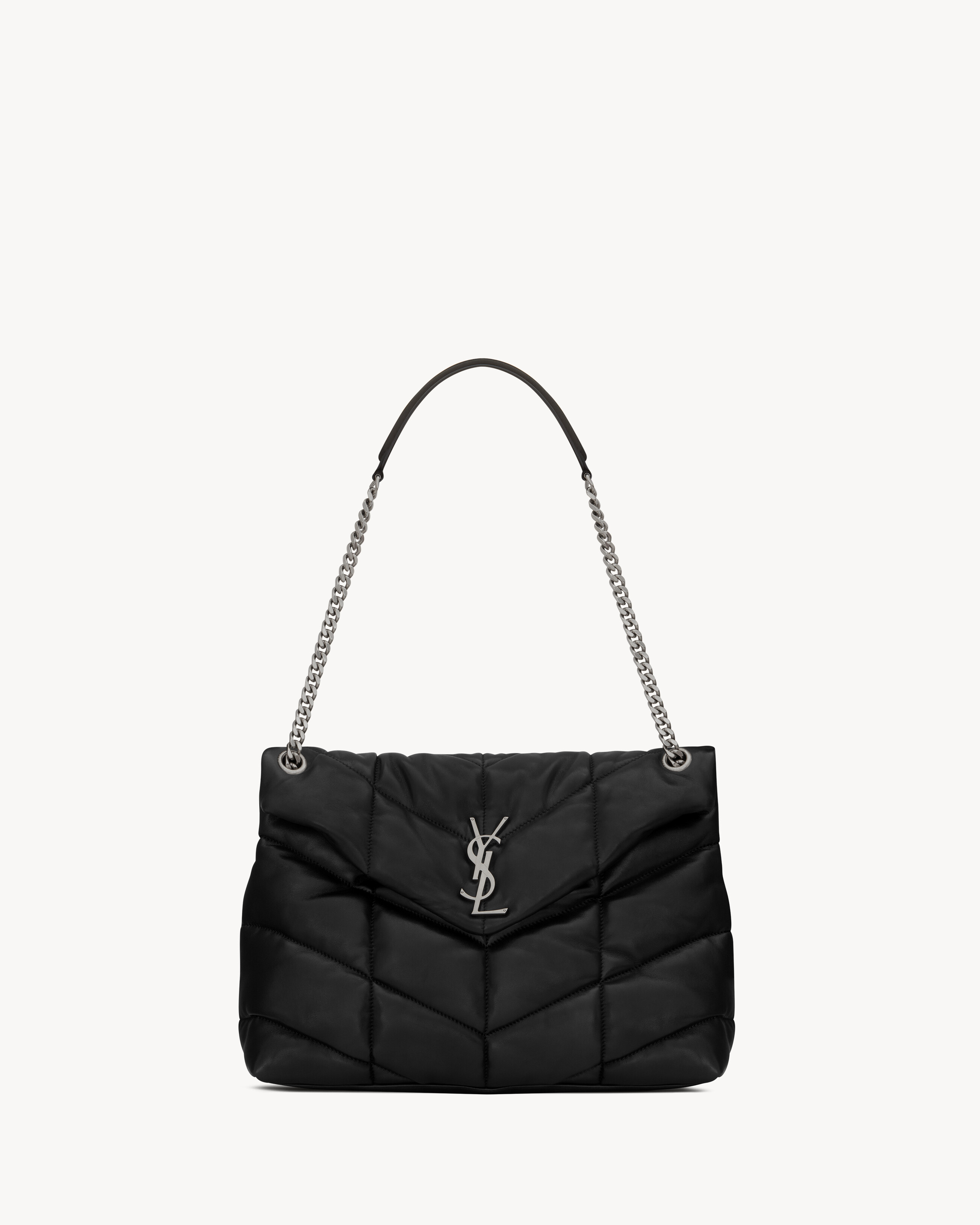 PUFFER medium en cuir nappa