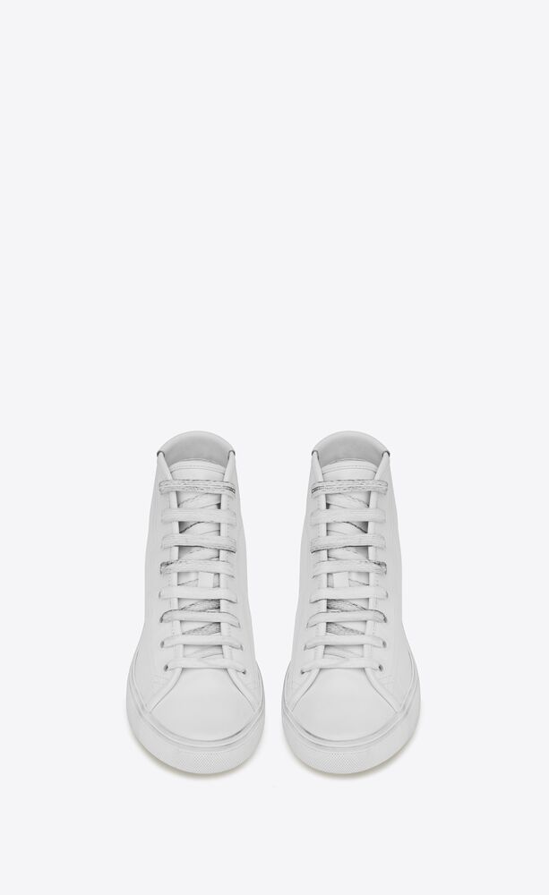 MALIBU MID-TOP SNEAKERS IN SMOOTH LEATHER | Saint Laurent Canada | YSL.com