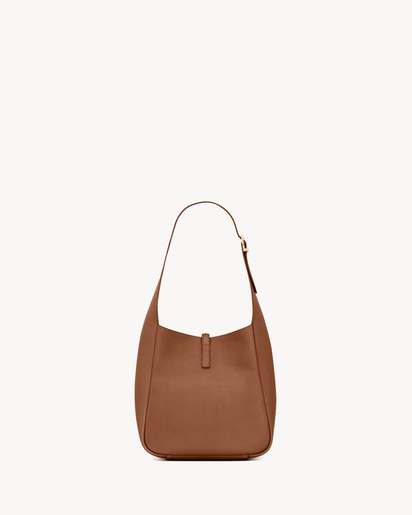 YSL 25S LE 5 À 7 BAG 16 IN BLANC VINTAGE GRAINED CALFSKIN GOLD HARDWRE