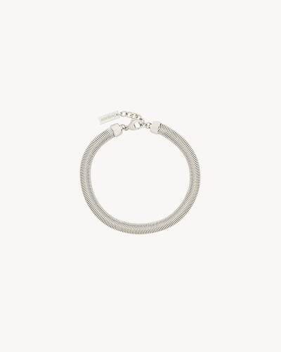 snake-chain bracelet in metal | Saint Laurent | YSL PL