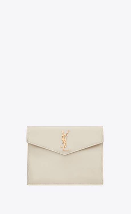 UPTOWN pouch in grain de poudre embossed leather | Saint Laurent | YSL.com