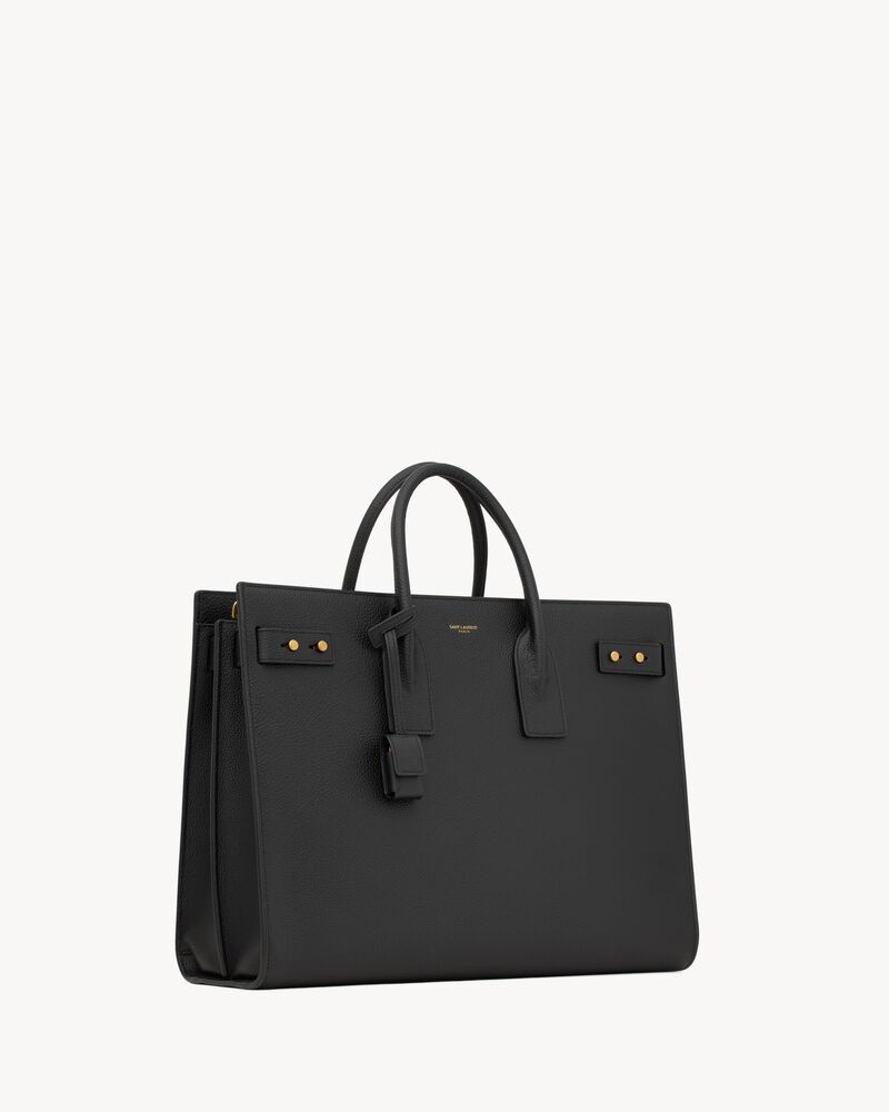 Sac De Jour thin large en cuir grainé