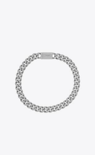 metal curb chain necklace
