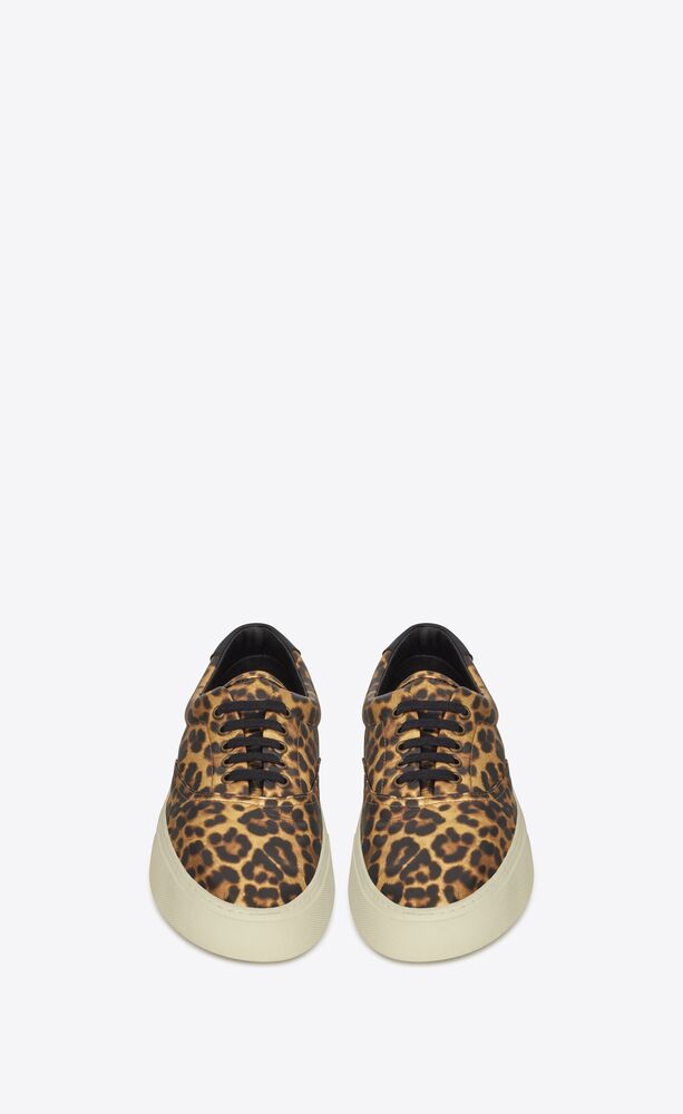 yves saint laurent leopard sneakers