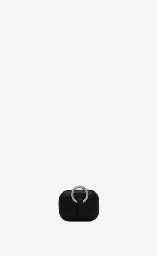 saint laurent paris airpods pro case cover in smooth leather
