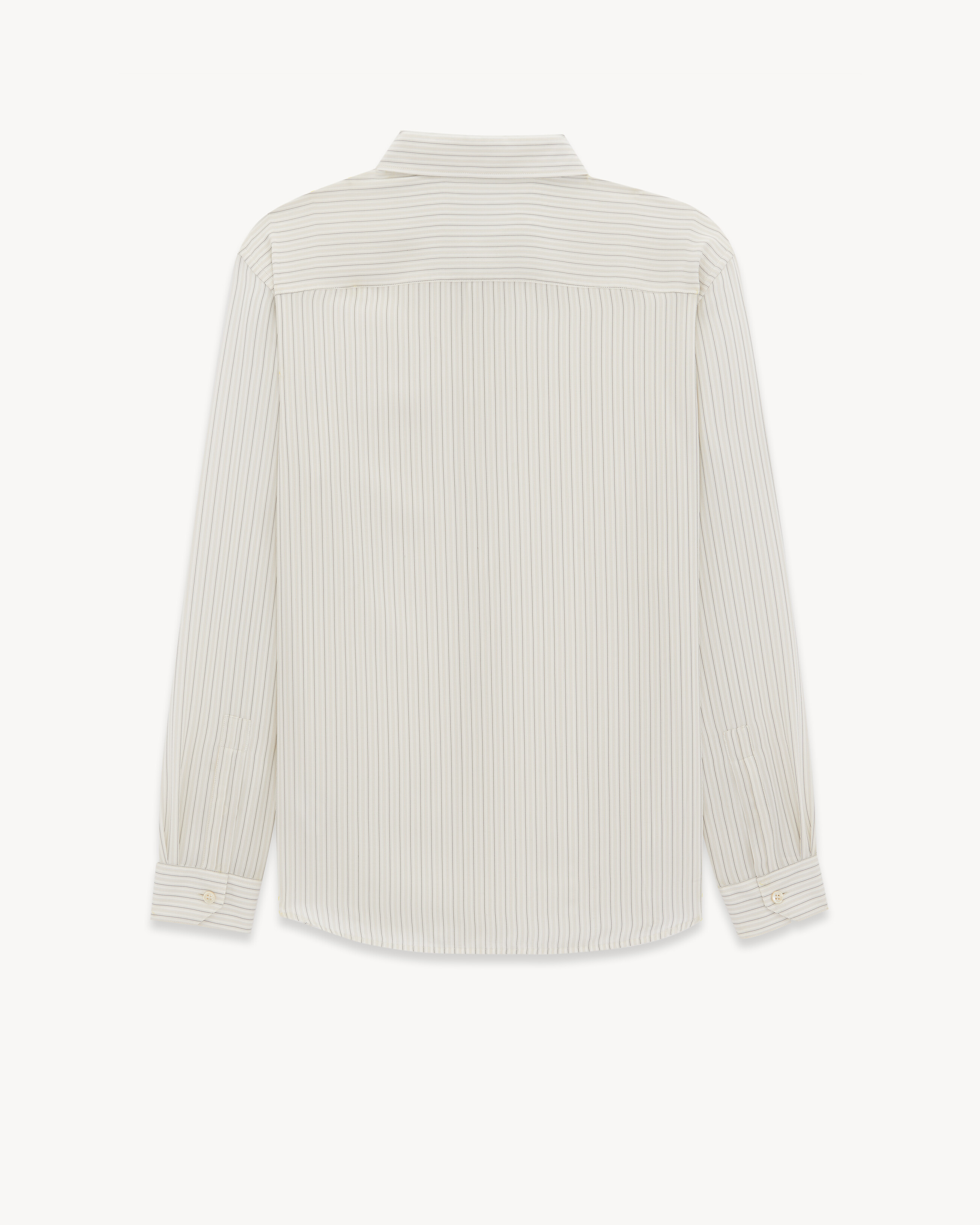 Cassandre Shirt in Striped Silk Satin