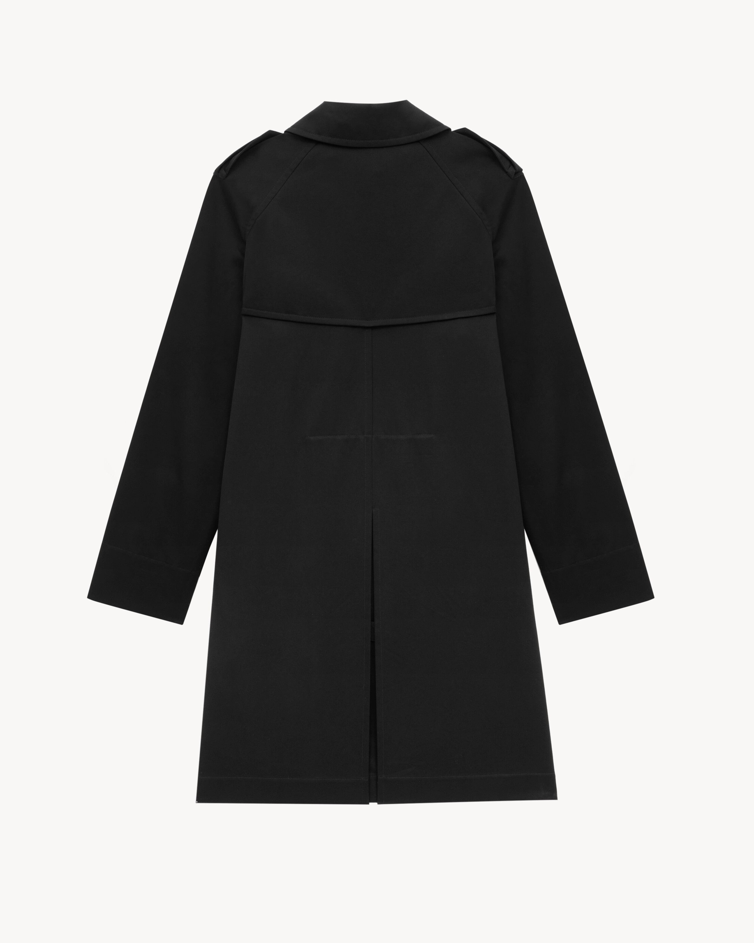 Trench in gabardine di cotone