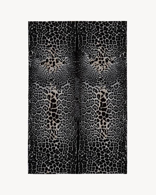 Leopard bath towel Saint Laurent YSL