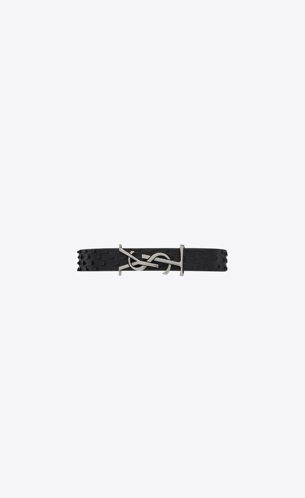 saint laurent opyum charm bracelet in gold brass