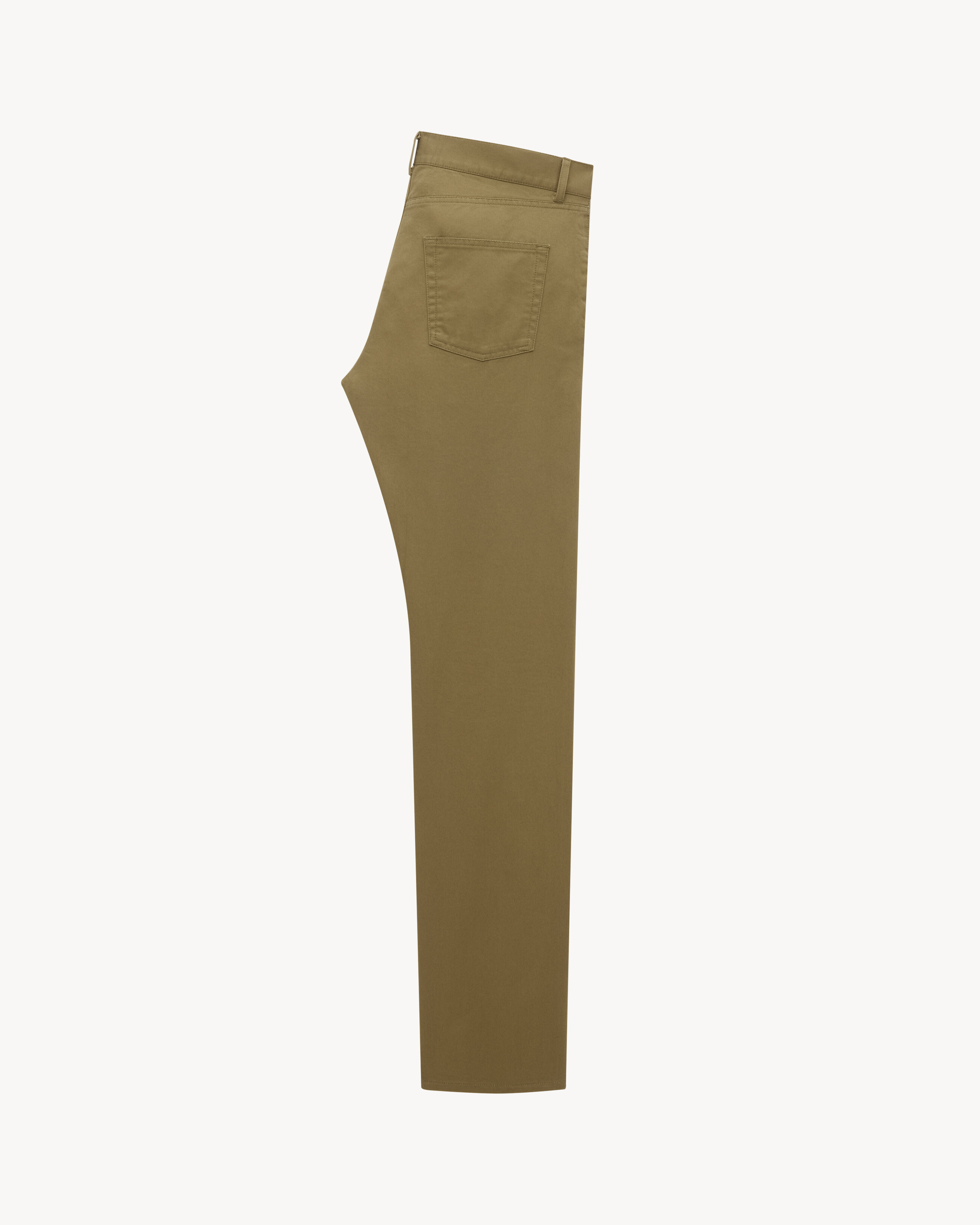 Pantalon relaxed slim en coton