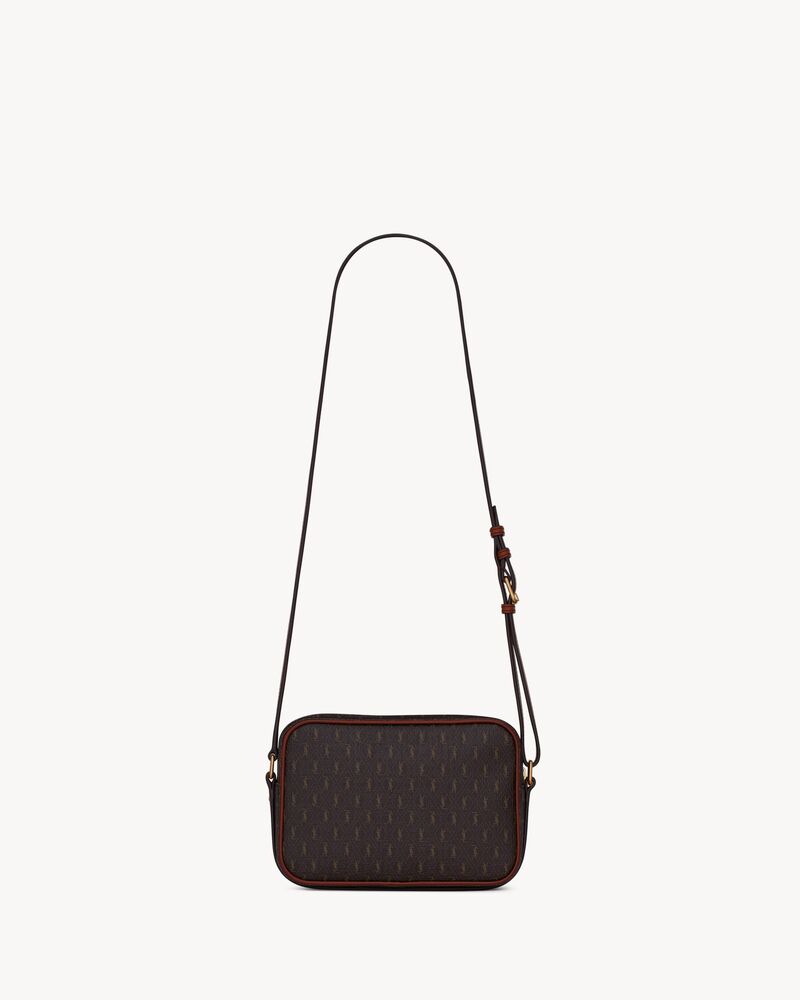 Le Monogramme Canvas Crossbody Bag in Brown - Saint Laurent