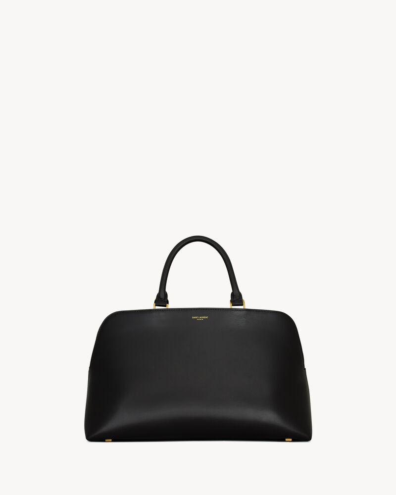 SAC DE JOUR duffle en cuir brillant