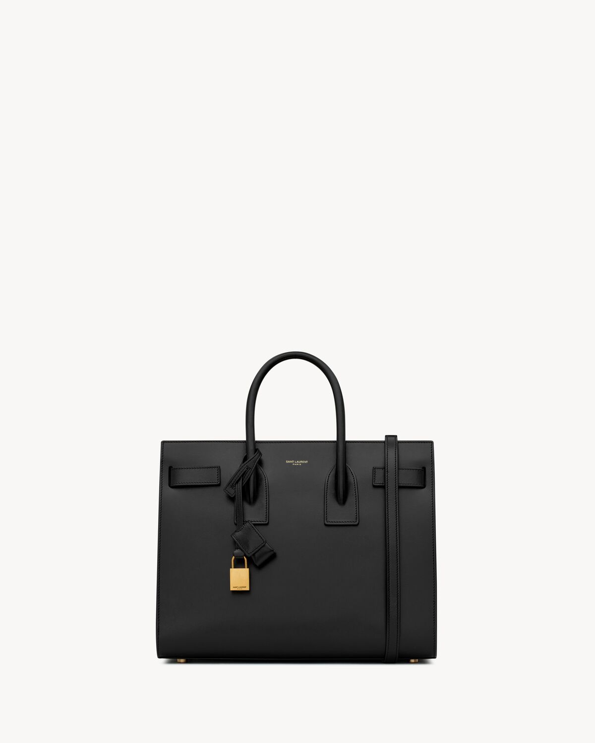 SAC DE JOUR小型滑面皮革手袋