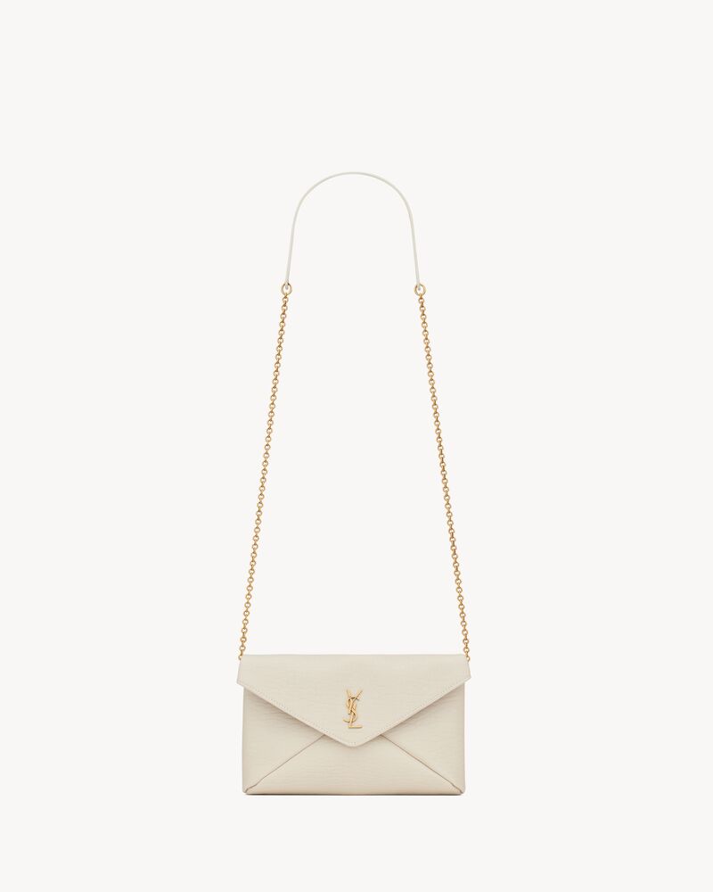 CASSANDRE small chain clutch in lambskin