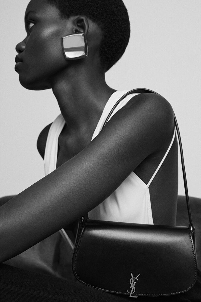 【Saint Laurent】サンローラン ミニ クロスボディバッグ クロスボディバッグ “ル・モノグラム”（モノグラムキャンバス