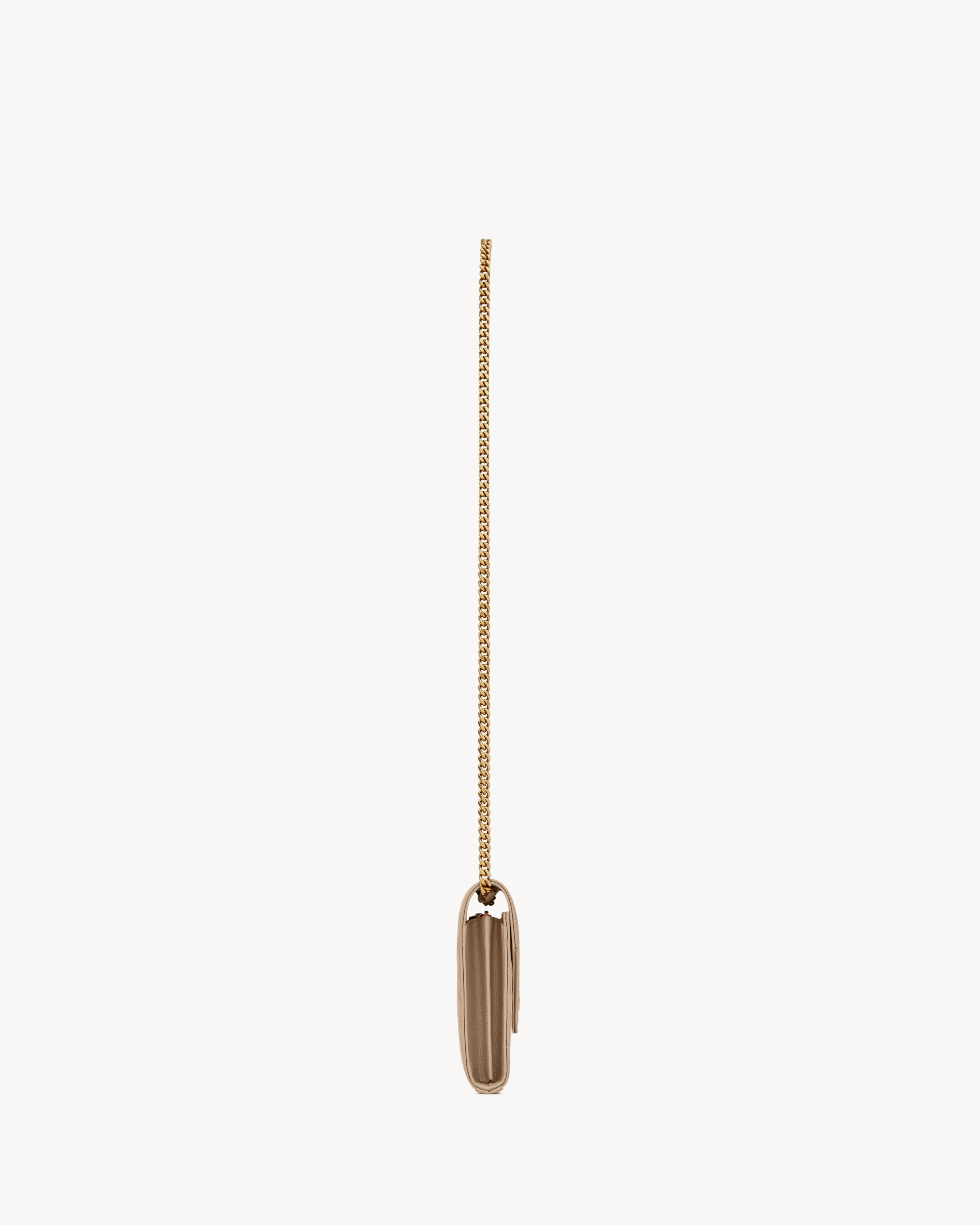 CLASSIC CASSANDRE CHAIN WALLET IN GRAIN DE POUDRE LEATHER