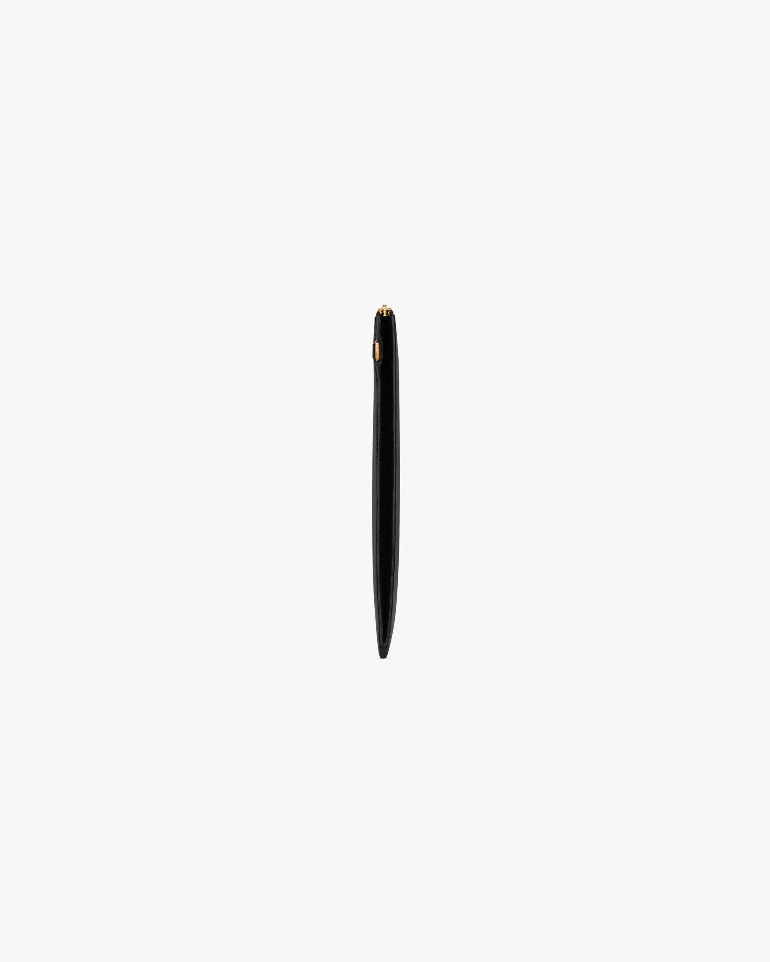 TINY CASSANDRE ZIPPED TABLET HOLDER IN SHINY LEATHER