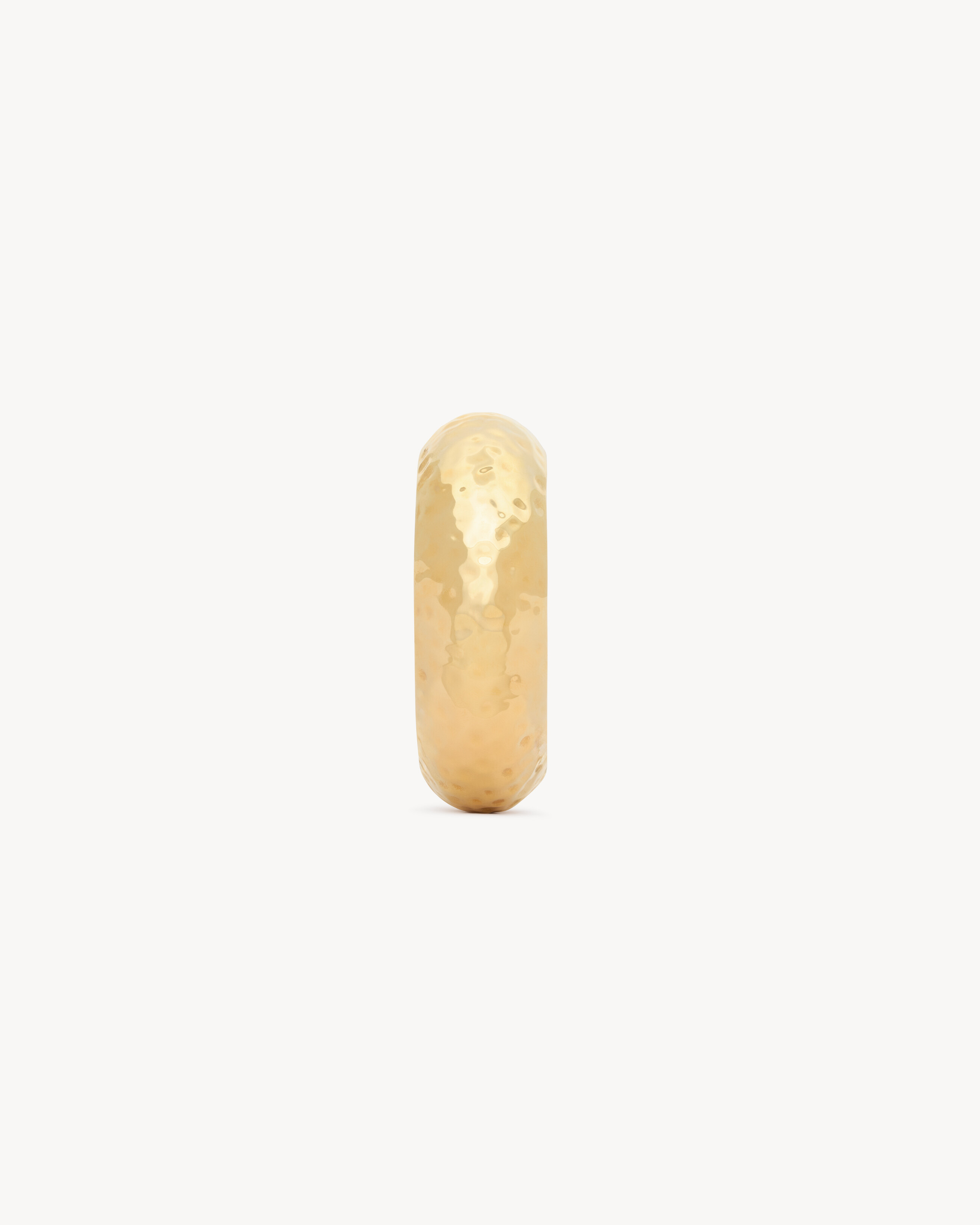 hammered bangle in metal