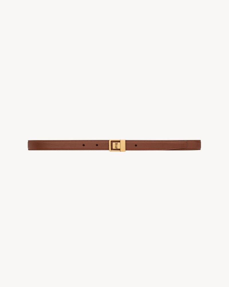 FINE CEINTURE LA 66 EN CUIR d'agneau