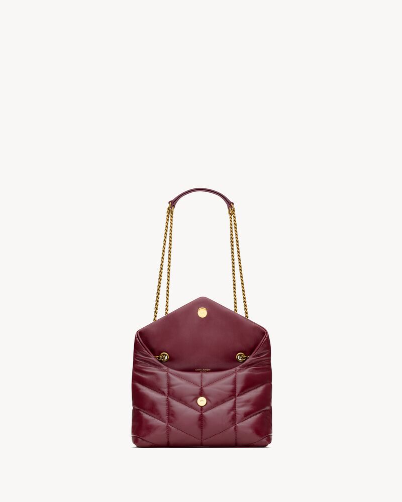 Toy Puffer in shiny leather