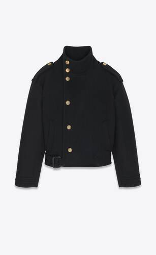 military jacket in wool felt