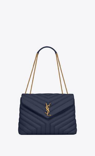 loulou medium chain bag in "y"-quilted leather