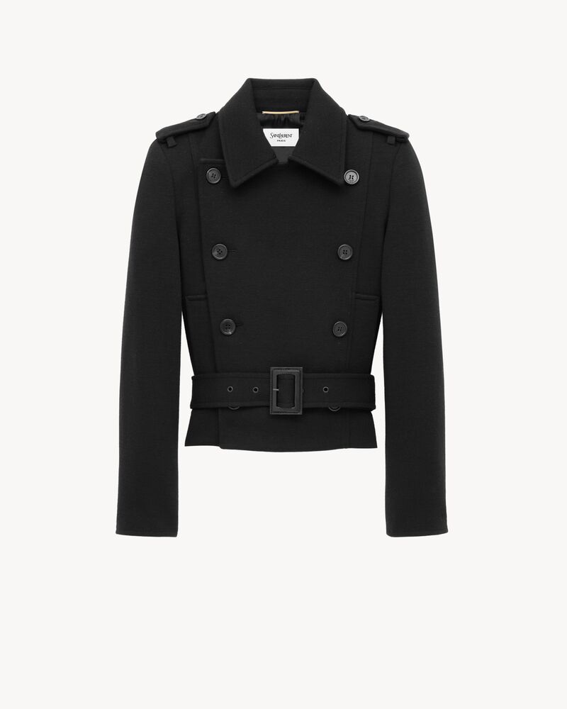 officer's jacket in jersey
