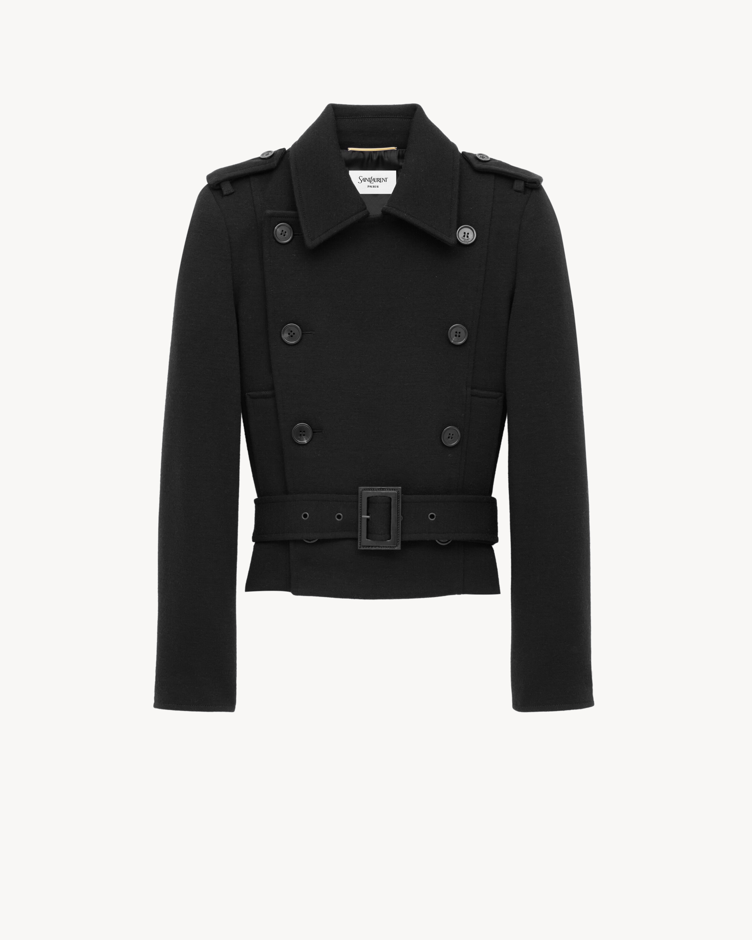 officer's jacket in jersey