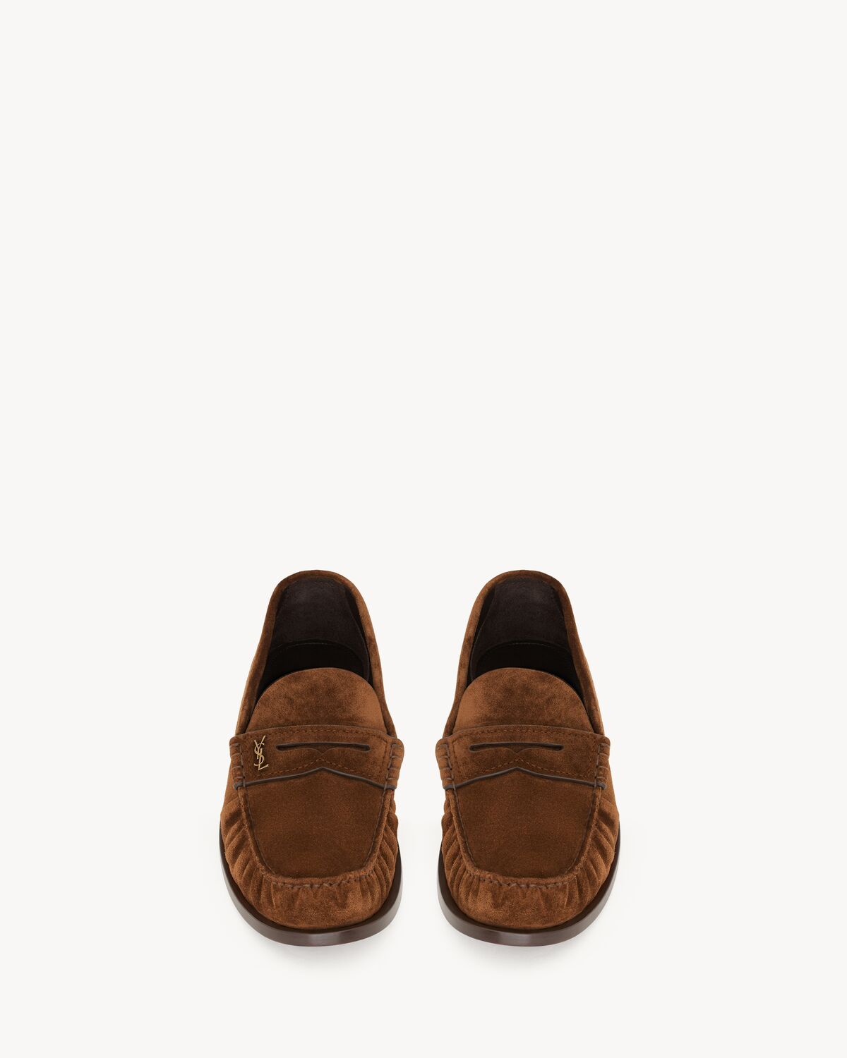 laurent loafers in suede