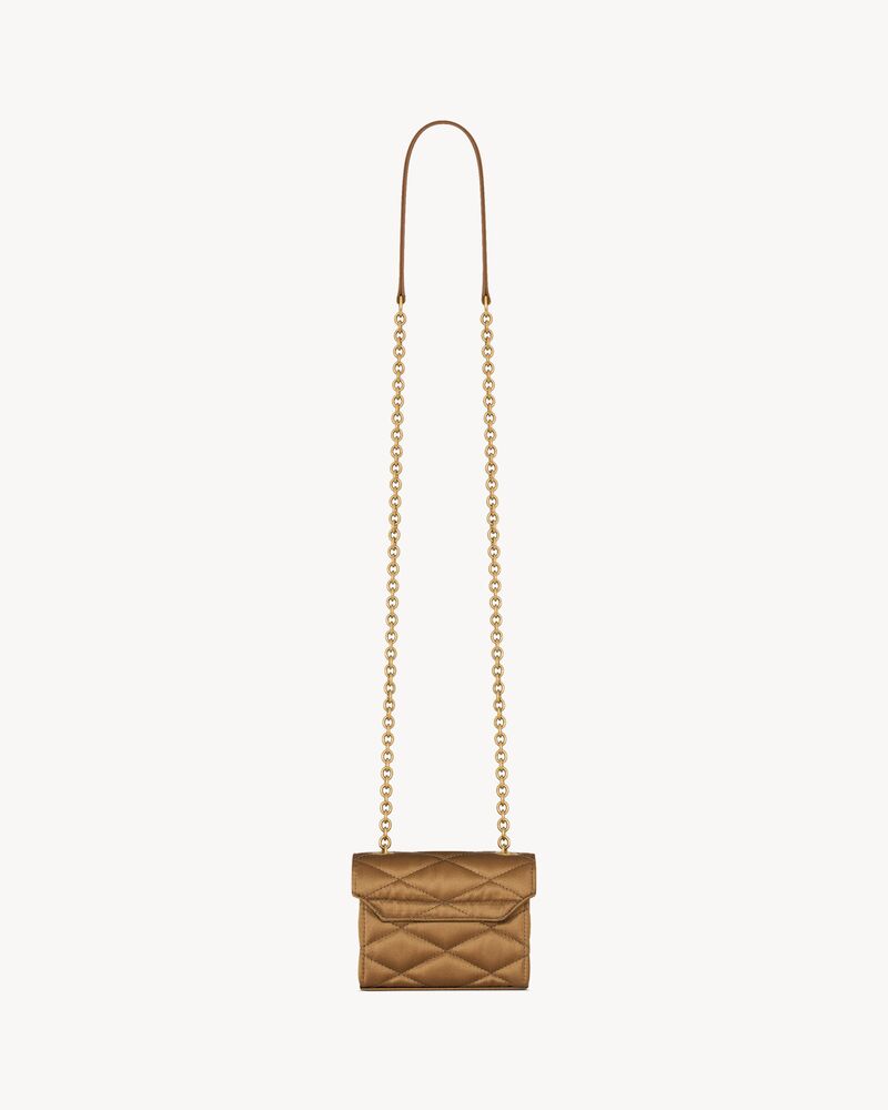 JUNE micro box bag in satin