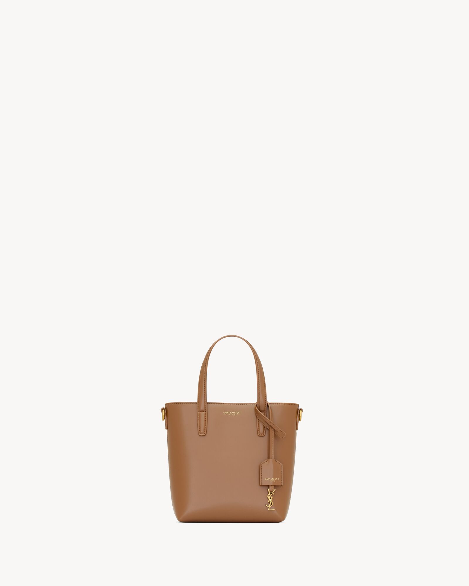 Mini Toy SHOPPING SAINT LAURENT in box leather — 773995AADDI2536