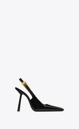 SAINT LAURENT: high heel shoes for woman - Burgundy  Saint Laurent high  heel shoes 7027539QN00 online at